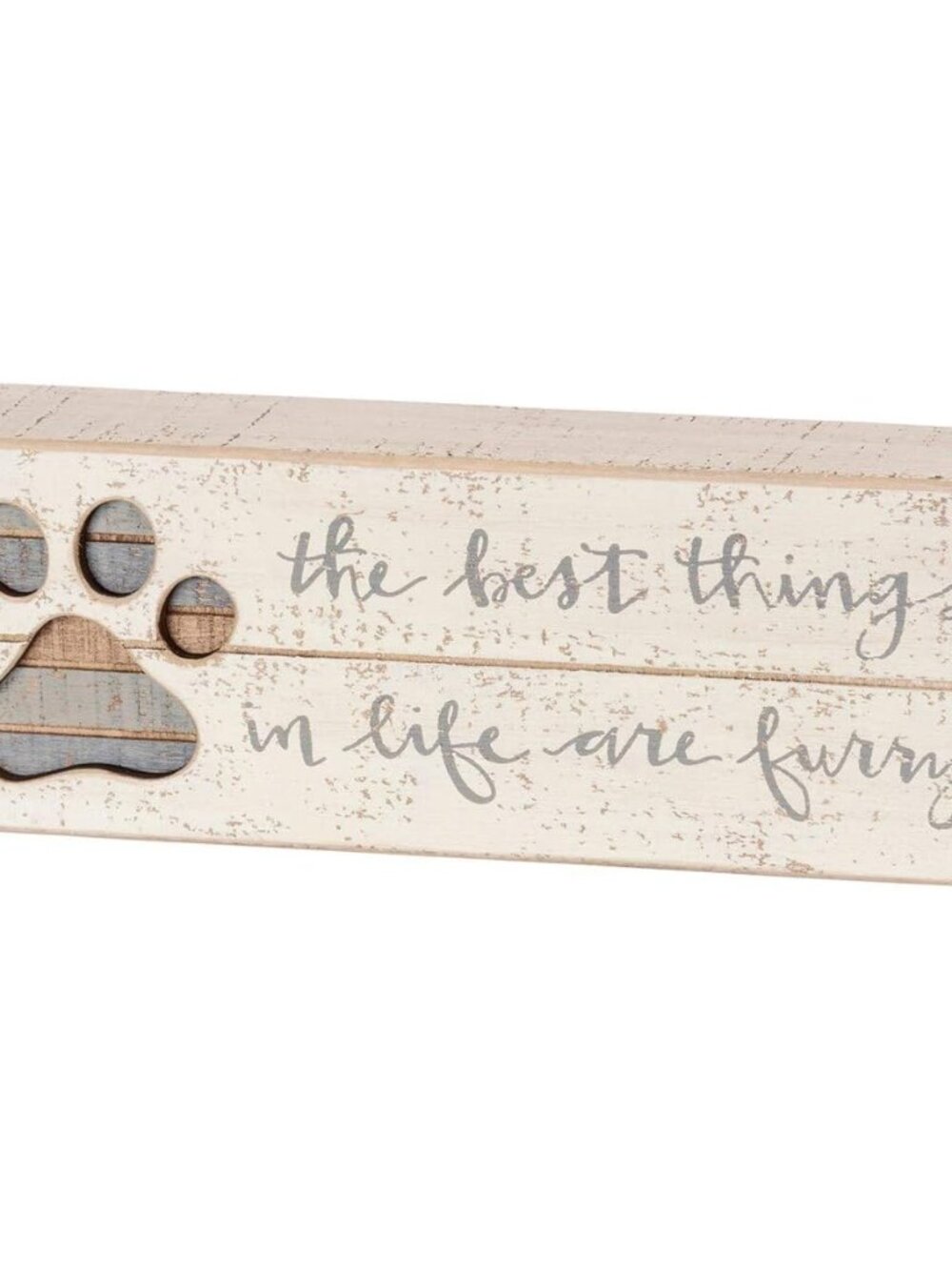Hand-Lettered Slat Box Sign, Best Things In Life